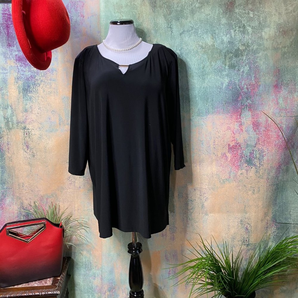 Ellen Weaver Soft Flowing Long Top - Tunic - image 1